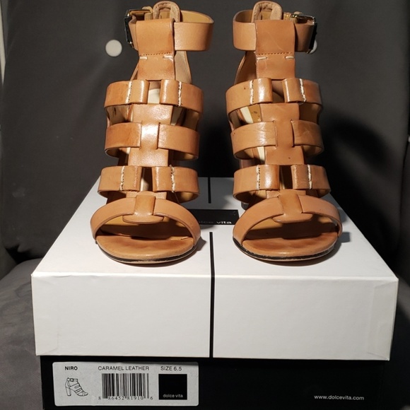 Dolce Vita Shoes - Dolce Vita Niro Caramel leather sandal